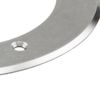 Round flush, stainless steel, brushed (I)